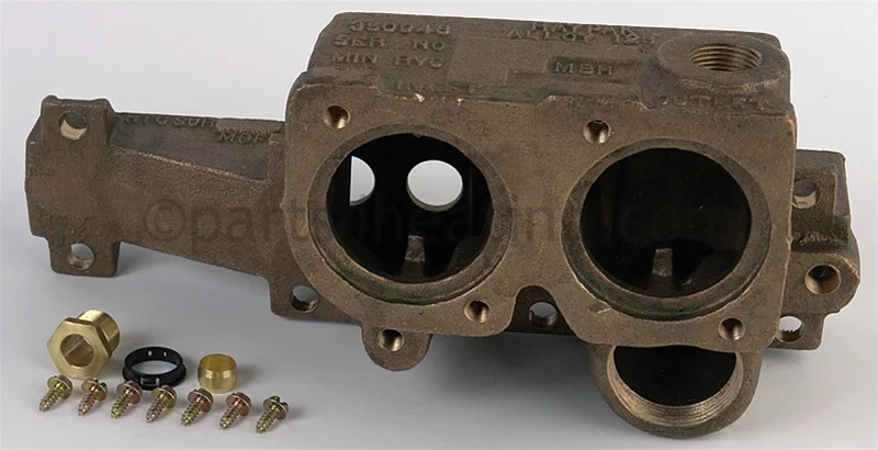 Raypak003760FInlet/Outlet Header Brass