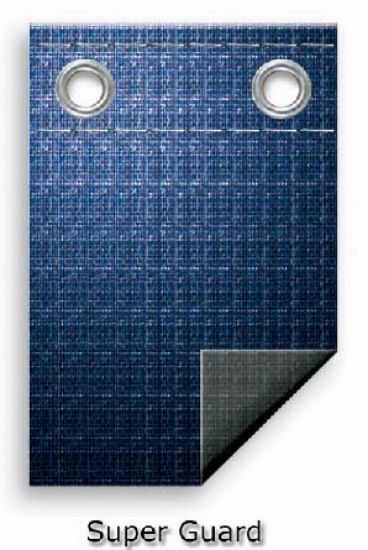 Swimline Corp. 12'X20' Ov Superguard Blue Abg Solid Winter Blue 15' X 23' Cover Size W/ Grommets / Cable - PCO81523