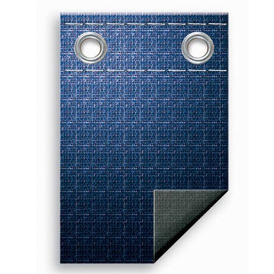 Gli Pool Products 12' X 18' Ov Classic Solid 3' Ovlap Abg Winter Blue 15' X 21' Size W/ Grommets / Cable / - 45-1218OV-CLA-3-BX