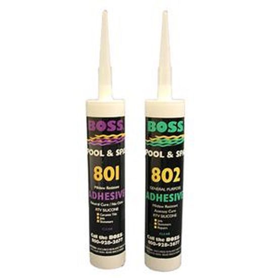 American Granby Inc 10.3 Oz Silicone Adhesive White General Purpose Boss - 80201B