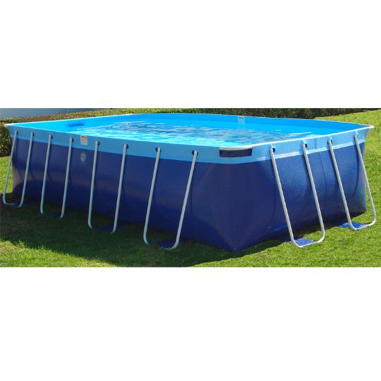 Splash-A-Round Pools 10' X 18' X 52-Inch Rect Summer Breeze Abg Pool Soft Sided Splasharound - BR101852