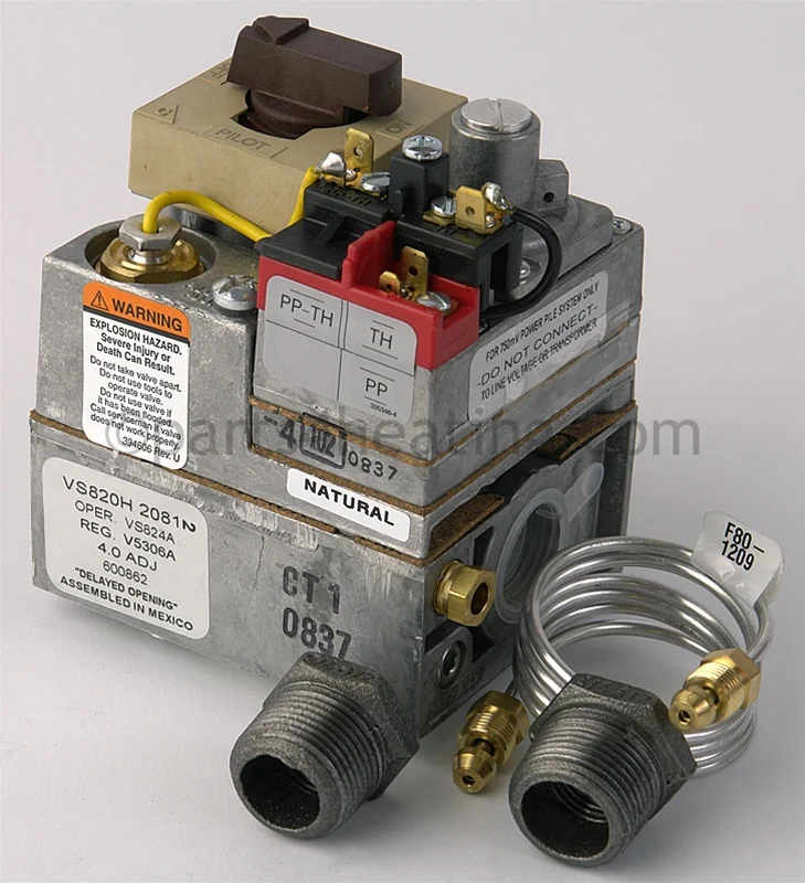 Raypak003898FGas Valve Millivolt Natural Gas Pool Kit