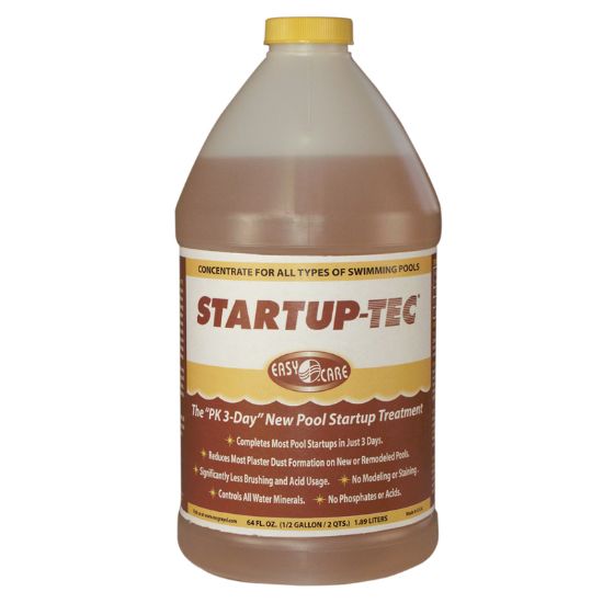 Mcgrayel Company Inc. 1/2 Gallon Startup Tec New Pool Plaster Each Treatment Reduces Brushing Prevents Staining