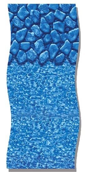 Swimline Corp. 12' Round 54-Inch Abg Liner Beaded Boulder Swirl - LI1254BSB