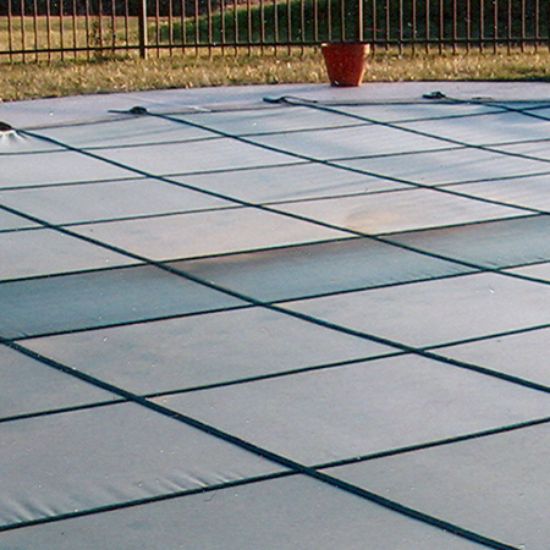 Loop-Loc Pool Covers 18X36RE 3X8CTR Solid With Mesh Panel Ultraloc Ii Ig Green Safety Cover Loop Loc