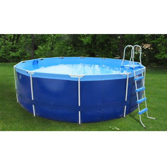 Splash-A-Round Pools 10' X 18' X 48-Inch Rect Quik Swim Abg Pool Soft Sided Splasharound - QS101848