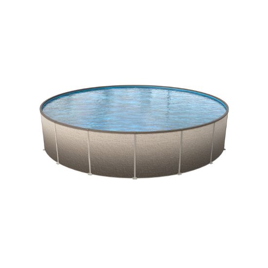 Wilbar International Inc 16' Rd 52-Inch H Sensation Ig Pool W/ Return Fitting / Ig Coping Adapter Kit / SP1084 Style - PSST52-1652RIG