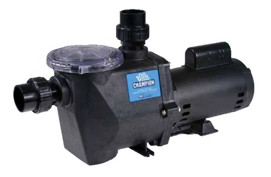 Waterway 1 1/2 HP 115 V 230 V Champion Pump Energy Eff Full Rated Ig 2-Inch Slip Unions Nsf Listed - CHAMPS-115