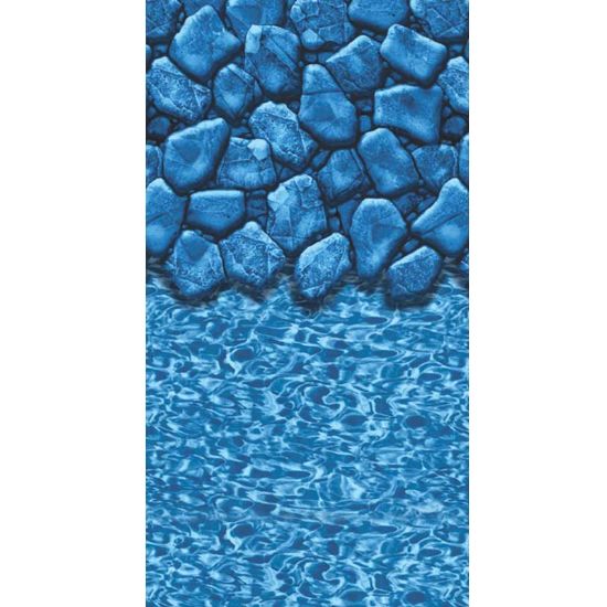Gli Pool Products 12' Rd 48/52 Ovlap Boulder Abg Liner Gli - 05-0012RD-BLD-OL-4852