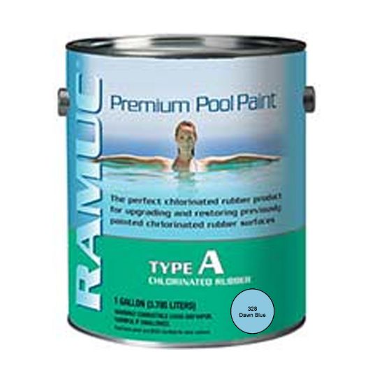 1 Gallon Type A Chlorinated Rubber Paint Dawn Blue Ramuc Not For Use In All States - 902132801