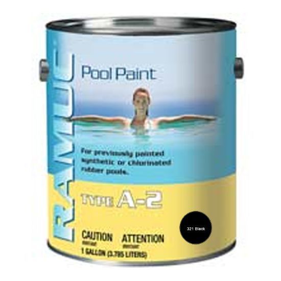 1 Gallon Type A - 2 Rubber Black Paint Voc Compliant Ramuc Fob Factory - 962232101