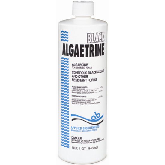 Advantis Technologies 1 Qt Black Algaetrine COPPER/QUAT 12/CS Algaecide Applied Bio