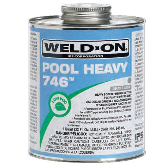 Ips Corporation 1 Qt 746 Pool Heavy Clear Cement Case Of 12 Ips #13563 Heavy Body