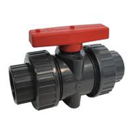 American Granby Inc 1-Inch Skt True Union Ball Valve PVC Epdm - ITUV100SE