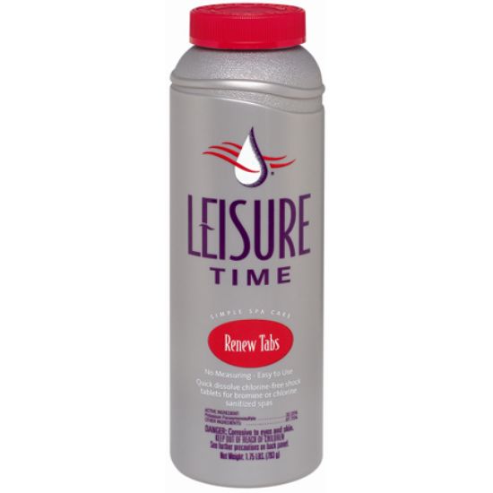 Advantis Technologies 1 3/4 Lb Renew Chlor Free Shock Tabs 12/CS Leisure Time W/ Buffers - 45305A