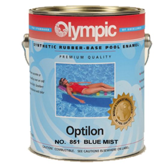 Kelley Technical Coatings Inc. 1 Gallon Optilon Synthetic Rubber Base Blue Mist Olympic Kelley Paint - 851