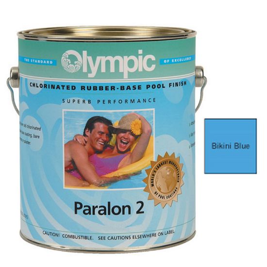 Kelley Technical Coatings Inc. 1 Gallon Paralon 2 Enamel Rubber Base Bikini Blue Olympic Kelley Paint - 292 1 GALLON