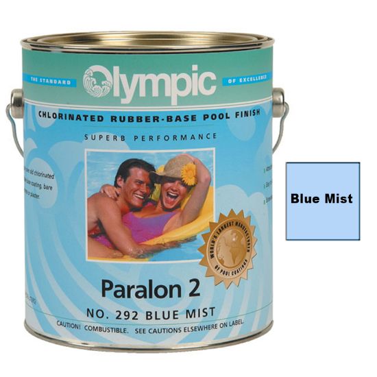 Kelley Technical Coatings Inc. 1 Gallon Paralon 2 Enamel Rubber Base Blue Mist Olympic Kelley Paint