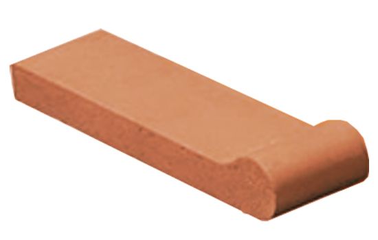 Master Tile 12-Inch Brick Safegrip Sunlit Earth Coping - PD610SG12