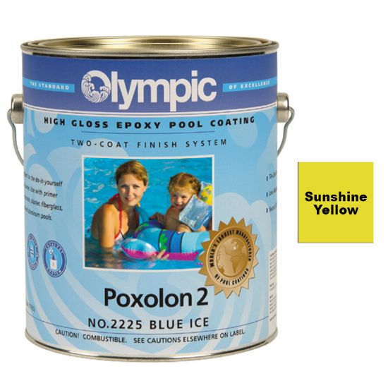 Kelley Technical Coatings Inc. 1 Gallon Poxolon 2 Epoxy Sunshine Yellow Olympic Kelley For Designs And Murals - 2203 GALLON