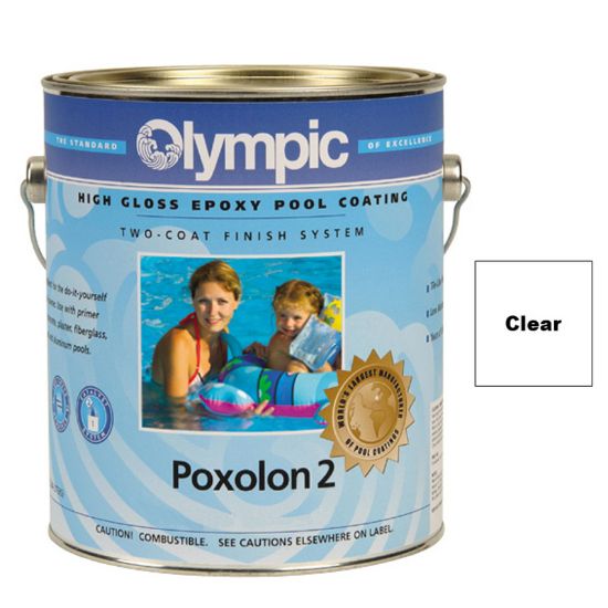 Kelley Technical Coatings Inc. 1 Gallon Poxolon 2 Epoxy Clear Paint Olympic Kelley For Plaster Concrete Metal
