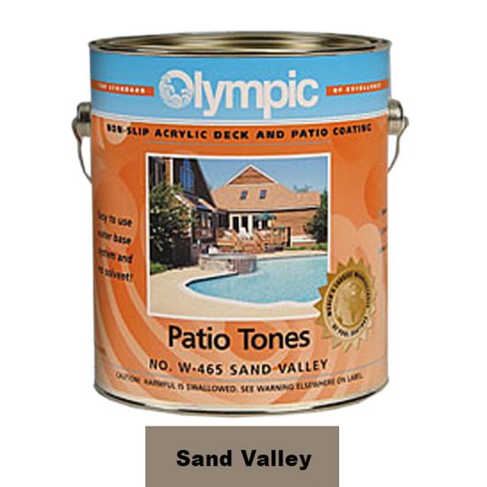Kelley Technical Coatings Inc. 1 Gallon Patio Tone Sand Valley Deck Coating Olympic Kelley - 465W GALLON