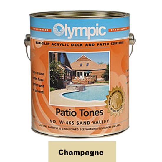 Kelley Technical Coatings Inc. 1 Gallon Patio Tone Champagne Deck Coating Olympic Kelley - 469W GALLON