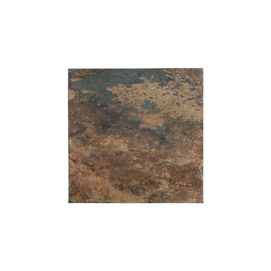 Master Tile 12-Inch X 12-Inch Chestnut Brown Tile Natural Slate Each - REICHEBRO12X12
