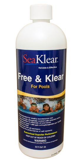 Nc Brands Lp 1 Qt Free & Klear Enzyme 12/CS Phosphate Scum Clarifer Seaklear - 1040400