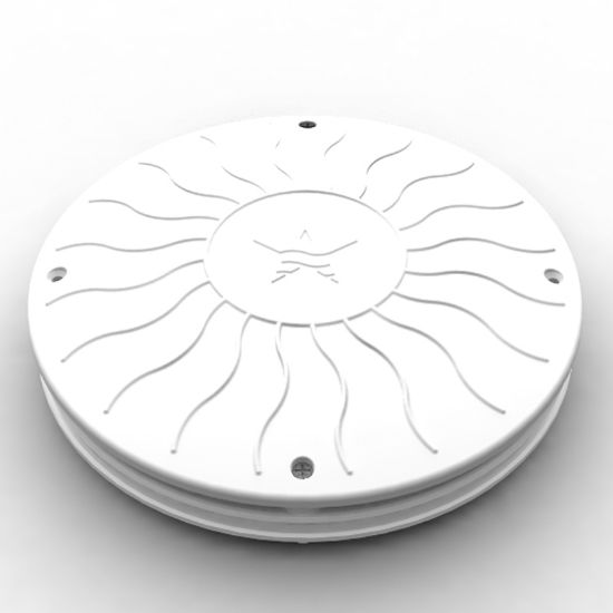 Aquastar Pool Products Inc. 10IN Debris Catcher Cover With Mud Frame White - 10LT101