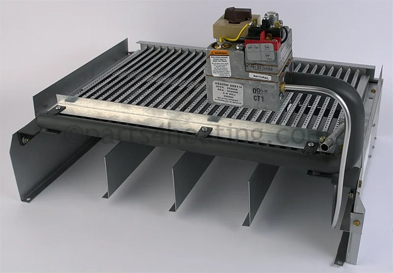Raypak005224FBurner Tray with Gas Valve Natural Millivolt