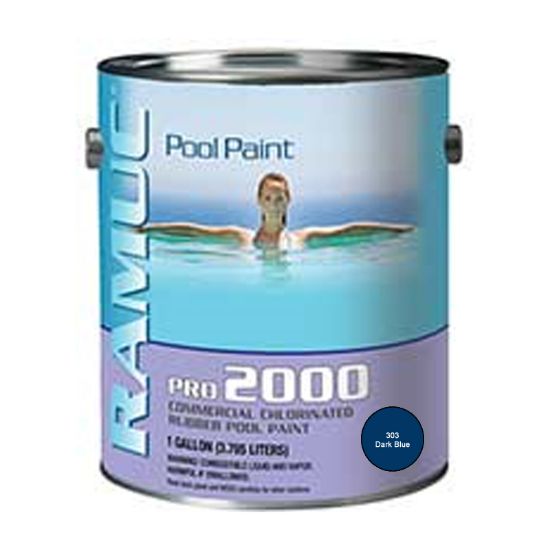 1 Gallon Pro 2000 Dawn Blue Chlorinated Rubber Paint Ramuc - 920532801