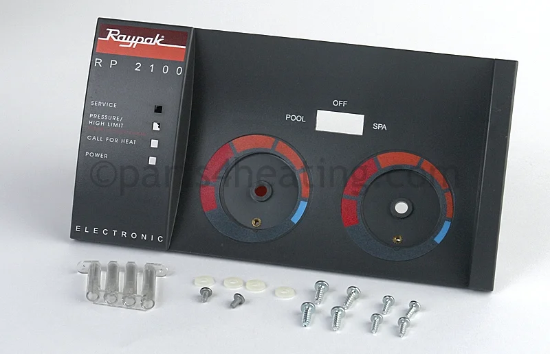 Raypak005292FControl Board Panel Bezel Kit for Intermittent Pilot Ignition Units (Includes Switch Decal) IID