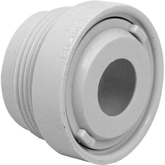 AquaStar 1 1/2-Inch Mpt X 1/2-Inch Extender Return With 3/4-Inch Orifice White - ASD101B