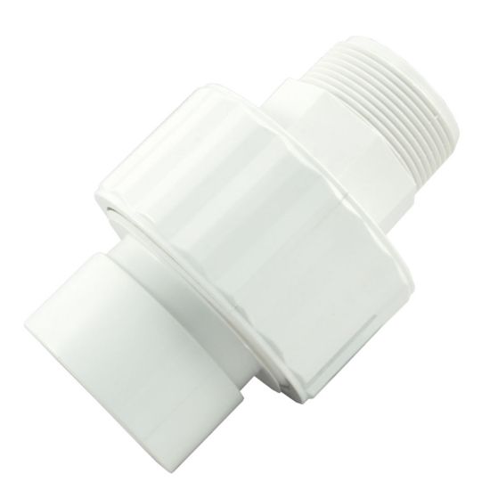 Custom Molded Products Inc. 1.5-Inch Male Union (1.5-Inch Slip X 1.5-Inch Mpt; PVC - 21056-150-000
