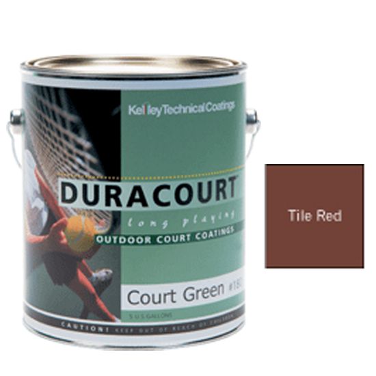 Kelley Technical Coatings Inc. 1 Gallon Duracourt Tennis Court Coating Tile Red Olympic Kelley