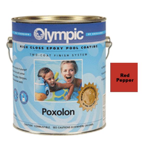 Kelley Technical Coatings Inc. 1 Gallon Poxolon Red Pepper Paint Olympic Kelley For Designs And Murals - 2201 GALLON