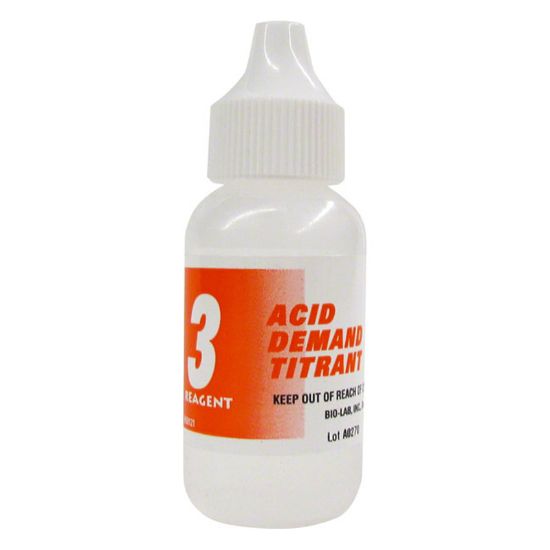 Chemtura 1 Oz. Bottle Reagent #3 Acid Demand Case Of 24 Omni - 26244000