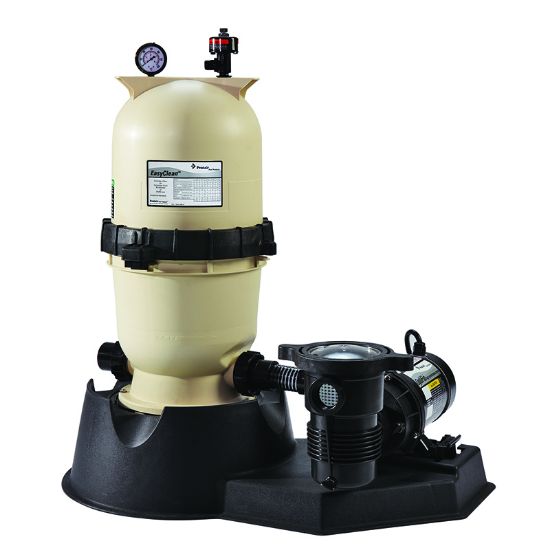 Pentair 15 Sf Easyclean EC60 De W/ 1 HP Optiflo Pump Filter Abg 2-Inch Skt Unions 3' Nema Cord 115 V - PNEC0060OE1160