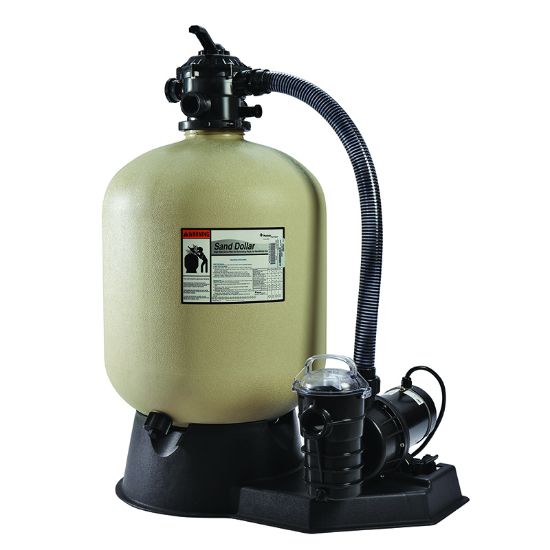 Pentair 16-Inch Sand Dollar Sand W/ 3/4 HP Dynamo Pump Abg Filter 3' Nema Cord 115 V 6 Pos 1 1/2-Inch Fpt - PNSD0035DD1160