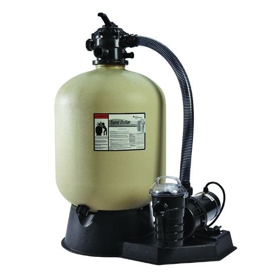 Pentair 19-Inch Sand Dollar Sand W/ 1 HP Dynamo Pump Abg Filter 3' Tl Cord 115 V 6 Pos 1 1/2-Inch Fpt Mp - PNSD0040DE1260