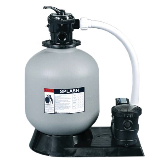 Tianjin Pool & Spa Corporation 19-Inch Sand Filter W/ 1 1/2 HP Pump Abg 6' Nema Cord 115 V 1 1/2-Inch Fpt Top Mnt 7 Pos Mp Valve