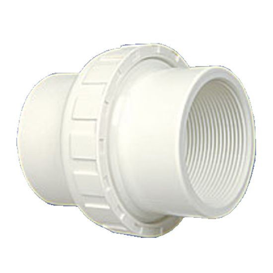 Praher Plastics Canada Ltd. 1.5-Inch Fipxfip Full Flow Union Sched 40 Praher - 150-300