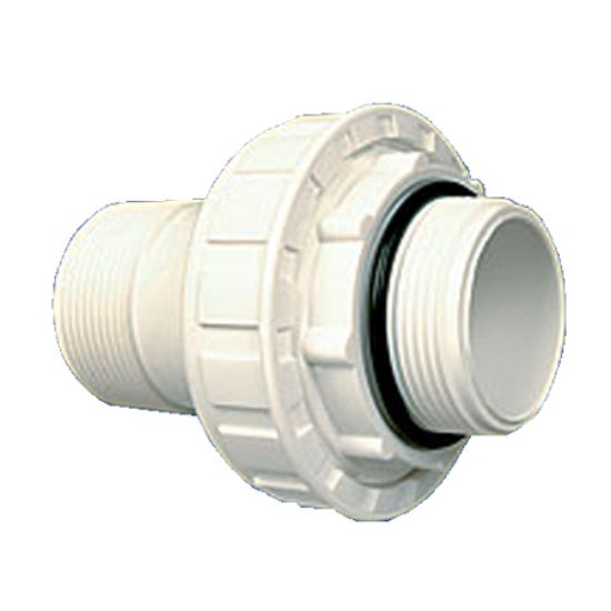 Praher Plastics Canada Ltd. 1.5-Inch Mipxmip Full Flow Union Sched 40 Praher - 150-600