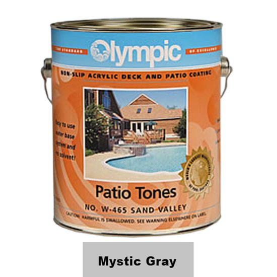 Kelley Technical Coatings Inc. 1 Gallon Patio Tone Mystic Gray Deck Coating Olympic Kelley