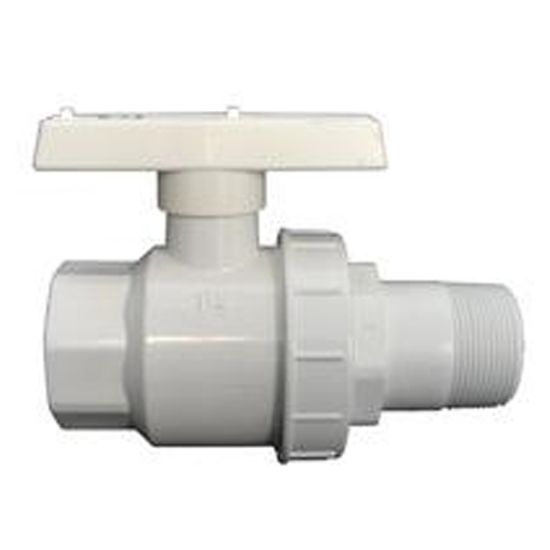 American Granby 1.5-Inch Fpt X Mpt Union Ball Valve PVC - PV1453-11/2