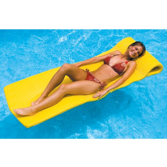 Swimline 1.5-Inch Floating Mat - Yellow - 12015