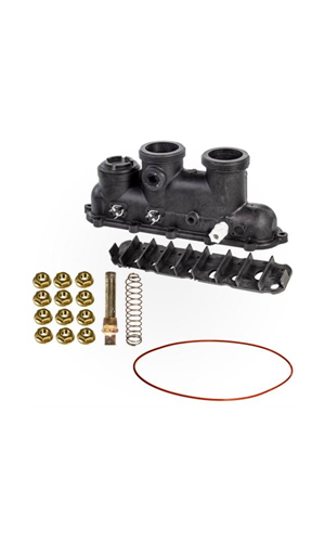 Raypak Inlet / Outlet Header Assembly Complete - 006827F