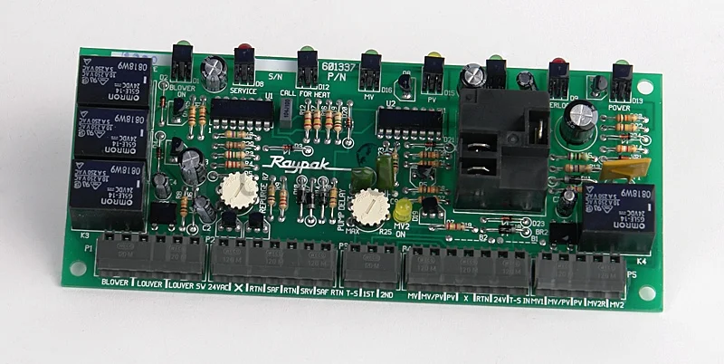Raypak007146FPrinted Circuit Board - Central Point Wiring