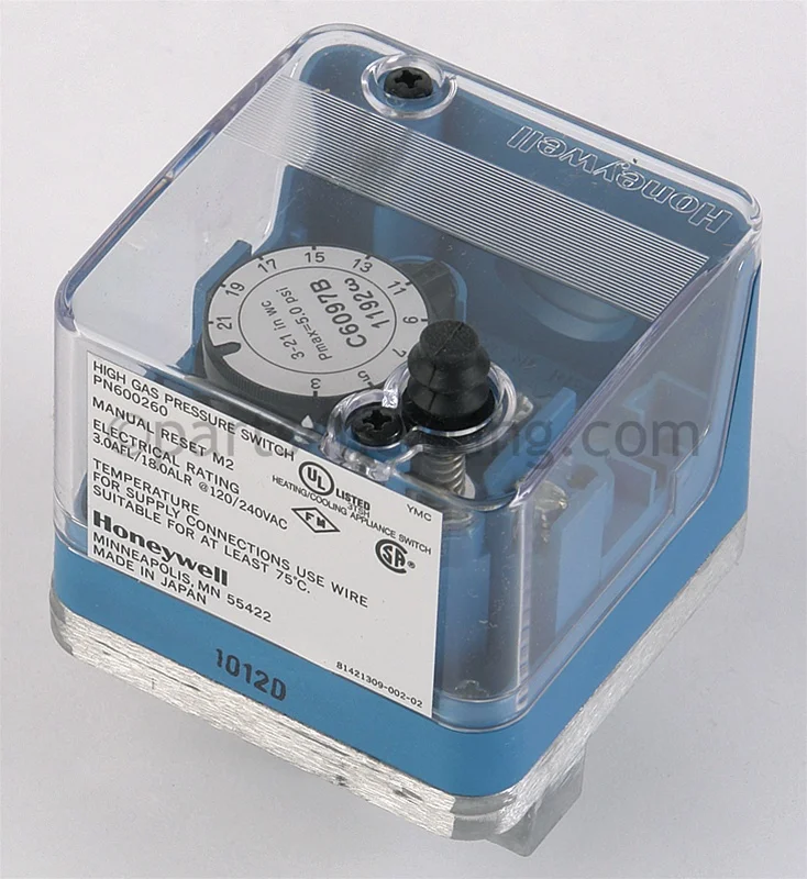 Raypak007188FHigh Gas Pressure Switch (Optional)